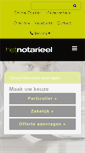 Mobile Screenshot of hetnotarieel.nl